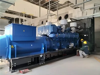 Delivery of 6 Sets of 2000kW 16VC Generator Units