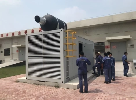12VC 1200kW Silent Generator for Qingdao Airport Expansion