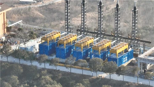Yuchai 12VCN engines are equipped on 1000 kW mine‑gas generator sets for Hena...