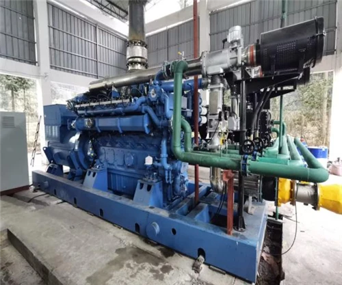 2×1000KW Gas Generator Set (Yuchai 12VCN) for Gas Power Project of Quanlun Ga...