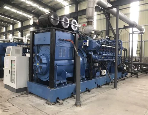 1×1200KW Gas Generator Set (Yuchai 16VCN) for Ferrochromium Tail Gas Power Pr...